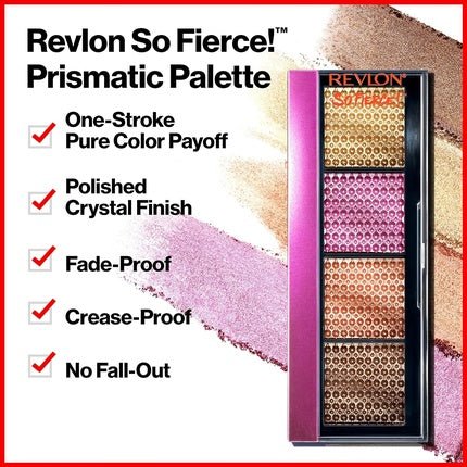 Revlon So Fierce Prismatic Eye Shadow Palette Slight Flex 0.39kg - Maison des fragrances