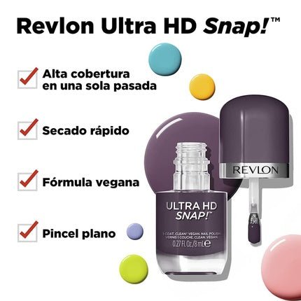Revlon Ultra HD Snap Nail Polish Glossy Nail Color 0.27 fl. Oz. 033 Grounded - Maison des fragrances