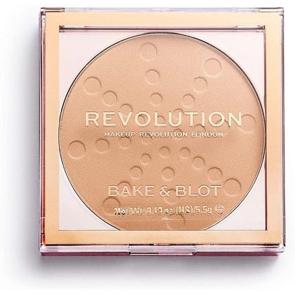 Revolution Bake & Blot Compact Powder Beige 5.5g - Maison des fragrances