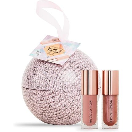 Revolution Beauty All About The Pout Holiday Makeup Gift Set - Shimmer - Maison des fragrances