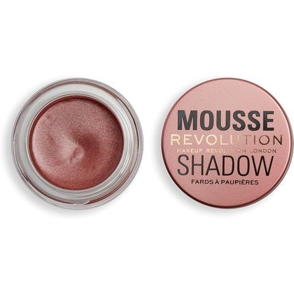 Revolution Beauty London Mousse Shadow Creamy Colour for Cheeks and Eyes Whipped Lightweight Formula Cream - to - Powder Amber Bronze 4g - Maison des fragrances