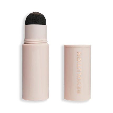 Revolution Brow Powder Stamp & Stencil Kit Dark Brown with Brow Stencils - Maison des fragrances