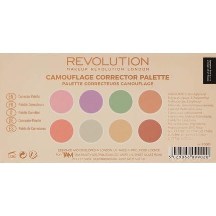 Revolution Camouflage Corrector Palette - Maison des fragrances
