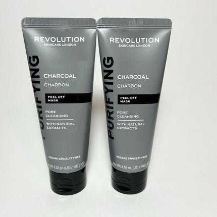 Revolution DUO Charcoal Peel Off Pore Cleansing Mask Full Size 3.52oz 100g - Maison des fragrances
