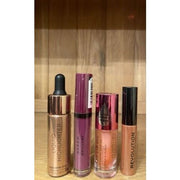 Revolution Glaze Lip Oil Highlighter Rose Gold Lip Cream 102 Sheer Brilliant 145 - Maison des fragrances