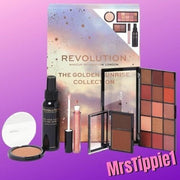 Revolution Golden Sunrise Collection Set - 5 Full Size Pieces for Eyes, Lips, and Face - Maison des fragrances