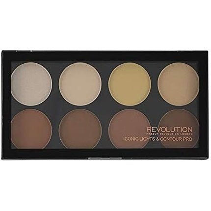 Revolution Iconic Lights & Contour Pro Contouring Palette 8 x 1.6g - Maison des fragrances