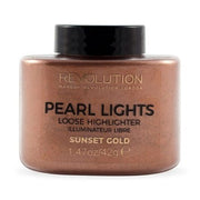 Revolution Pearl Lights Loose Highlighting Powder Sunset Gold - Maison des fragrances