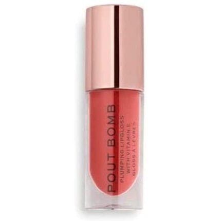 Revolution Pout Bomb Plumping Lip Gloss Peachy 4.6ml - Maison des fragrances