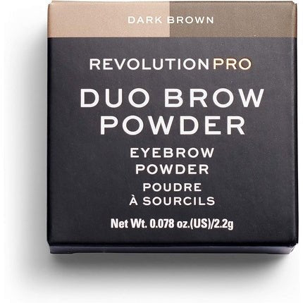 Revolution Pro Duo Eyebrow Brow Powder Dark Brown 2.2g - Maison des fragrances