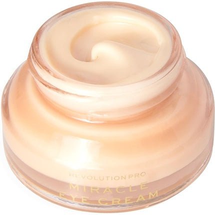 Revolution Pro Miracle Eye Cream Hydrating and Beautifying Eye Cream Reduces Dark Circles and Fine Lines Contains Vitamin C 15ml - Maison des fragrances