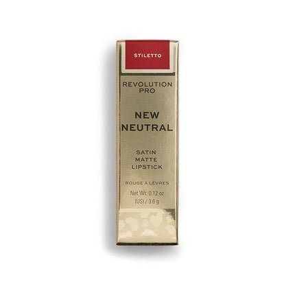 Revolution Pro New Neutral Satin Matte Lipstick Stiletto - Maison des fragrances