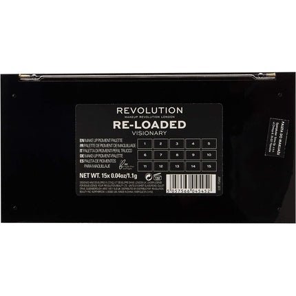 Revolution Re - Loaded Visionary Makeup Palette 15 x 1.1g - Maison des fragrances