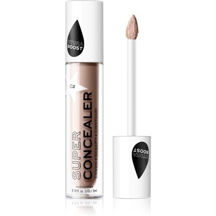 Revolution Relove Super Concealer - Color: C2, Volume: 3 ml - Maison des fragrances