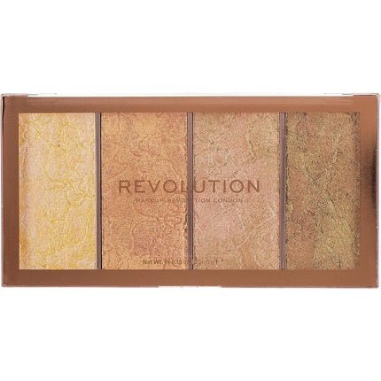 Revolution Vintage Lace Intense Metallic Cream - Powder Highlighting Palette 4 x 5g - Maison des fragrances