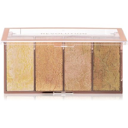 Revolution Vintage Lace Intense Metallic Cream - Powder Highlighting Palette 4 x 5g - Maison des fragrances