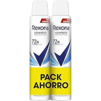 Rexona Advance Protection Cotton Dry 72h Women's Aerosol Deodorant 2x200ml - Maison des fragrances