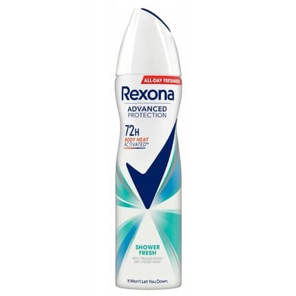 Rexona Advanced Protection Shower Fresh Antiperspirant Déodorant (Déo) Mixte 150ml - Maison des fragrances