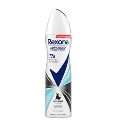 Rexona Deodorant Nonstop Protection Invisible Aqua Déodorant (Déo) Mixte 150ml - Maison des fragrances