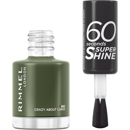 Rimmel 60 Seconds Nail Polish 882 Crazy About Cargo Nail Colour Collection - Maison des fragrances