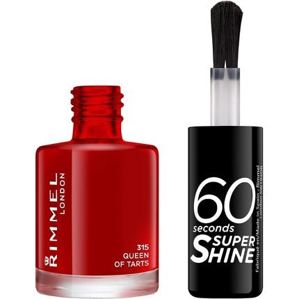 Rimmel 60 Seconds Super Shine Nail Polish 315 Queen Of Tarts 8ml - Maison des fragrances