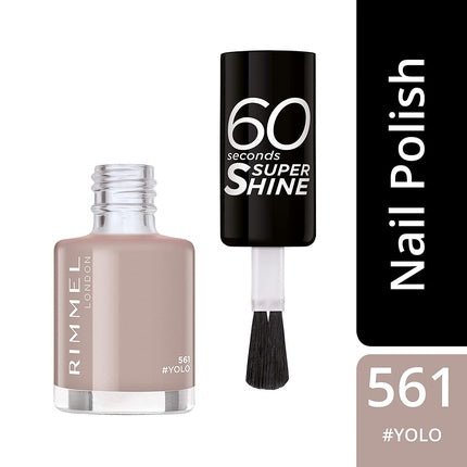 Rimmel 60 Seconds Super Shine Nail Polish 561 Yolo - Maison des fragrances