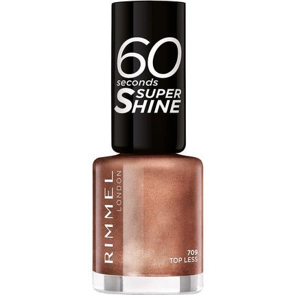 Rimmel 60 Seconds Super Shine Nail Polish 709 Topless 8ml - Maison des fragrances