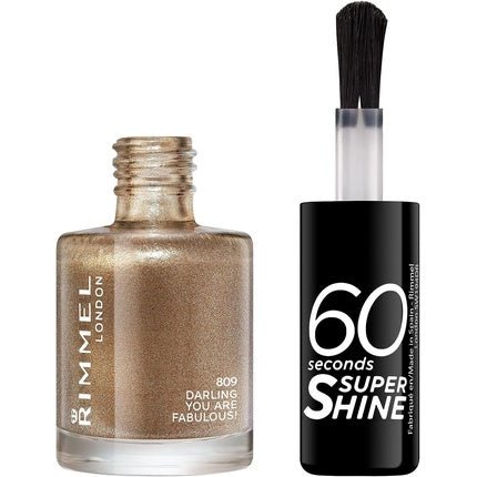 Rimmel 60 Seconds Super Shine Nail Polish 8ml Darling - Maison des fragrances