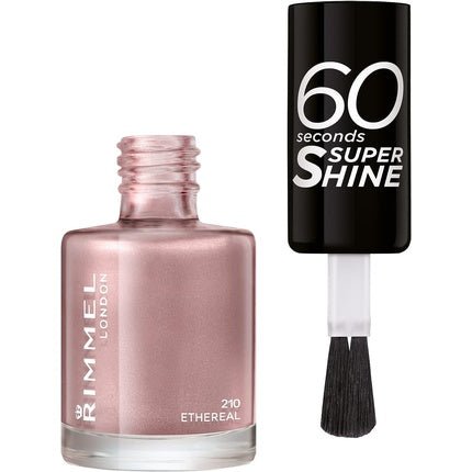 Rimmel 60 Seconds Super Shine Nail Polish 8ml Ethereal Nude - Maison des fragrances