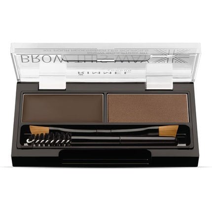 Rimmel Brow This Way Brow Sculpting Kit - 003 Dark Brown, 1.3g - Maison des fragrances