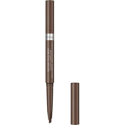 Rimmel Brow This Way Eyebrow Pencil 02 Medium Brown 0.25g - Maison des fragrances