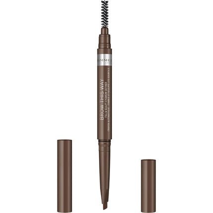 Rimmel Brow This Way Eyebrow Pencil 02 Medium Brown 0.25g - Maison des fragrances
