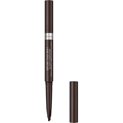 Rimmel Brow This Way Eyebrow Pencil 03 Dark Brown 0.25g - Maison des fragrances