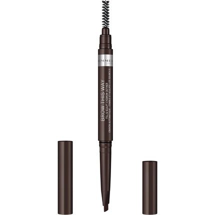 Rimmel Brow This Way Eyebrow Pencil 03 Dark Brown 0.25g - Maison des fragrances