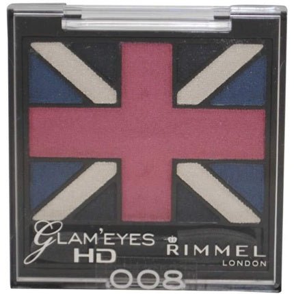 Rimmel Glam' Eyes HD Quad Eye Shadow Palette True Union Jack .14oz - Maison des fragrances