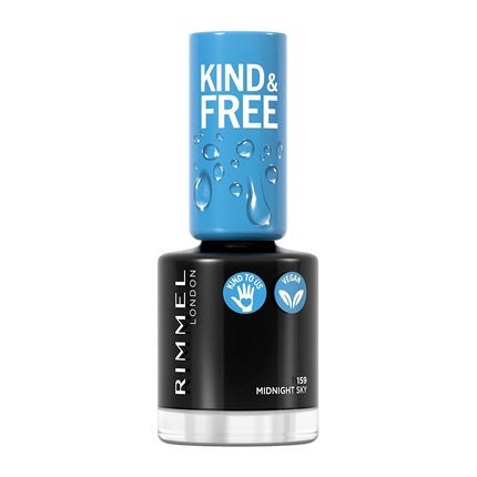 Rimmel Kind & Free Clean Nail Polish 8ml, 159 Midnight Sky nail polish - Maison des fragrances