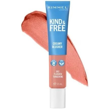 Rimmel Kind & Free Creamy Blusher 002 Flushed Tangerine 15ml - Maison des fragrances