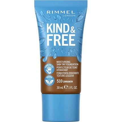 Rimmel Kind + Free Moisturizing Skin Tint Foundation Cinnamon 510 30ml - Maison des fragrances