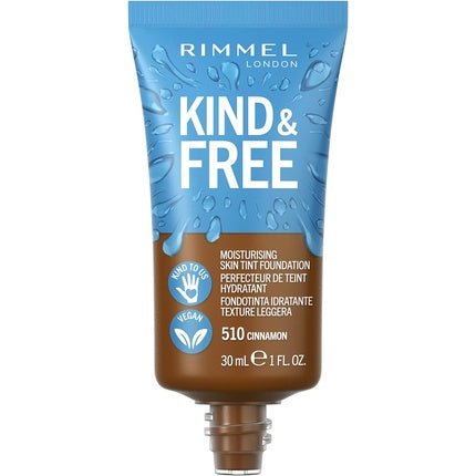 Rimmel Kind + Free Moisturizing Skin Tint Foundation Cinnamon 510 30ml - Maison des fragrances