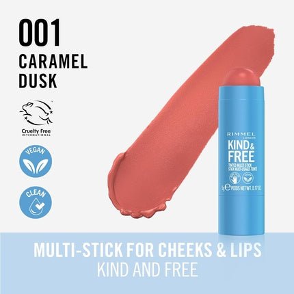 Rimmel Kind & Free Multi - Stick 001 Caramel Dusk - Maison des fragrances