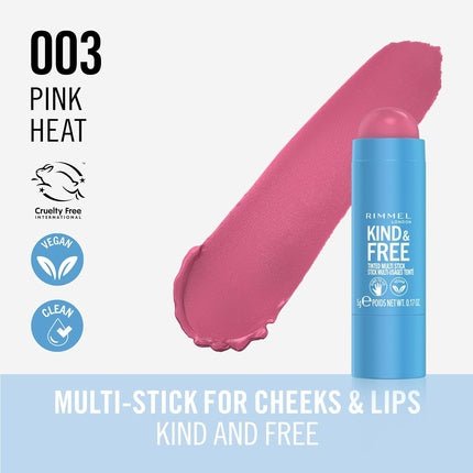 Rimmel Kind & Free Multi - Stick 003 Pink Heat - Maison des fragrances