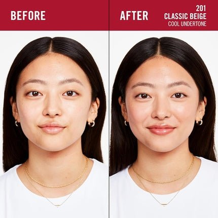 Rimmel Lasting Finish 35h Strongly Moisturizing And Long - Lasting Coverage Foundation With Spf20 Filter 201 Classic Beige 30ml - Maison des fragrances