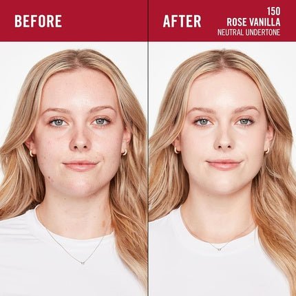 Rimmel Lasting Finish 35hr Foundation 150 Rose Vanilla Full Coverage - Maison des fragrances
