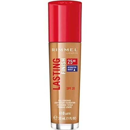 Rimmel Lasting Finish Foundation 410 Latte 30ml - Maison des fragrances