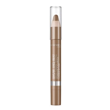 Rimmel London Brow This Way Brow Pomade Fix & Fill Soft Brow Pencil Medium Brown 3.25g - Maison des fragrances