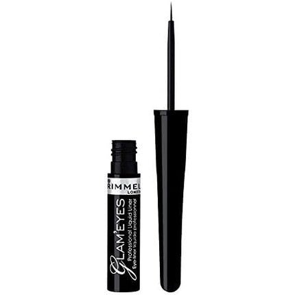 Rimmel London Glam'eyes Professional Liquid Liner Black Glamour 3.5ml - Maison des fragrances