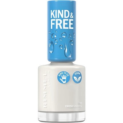 Rimmel London Kind and Free Clean Nail Polish 8ml 151 Fresh Undone - Maison des fragrances