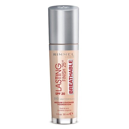 Rimmel London Lasting Finish Breathable Foundation SPF 20 010 Light Porcelain - Maison des fragrances