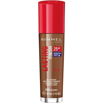 Rimmel London Lasting Finish Foundation 600 Warm Coconut 30ml - Maison des fragrances