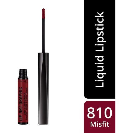 Rimmel London Lip Art Graphic Liner&Liquid Lipstick 810 Be Free - Maison des fragrances